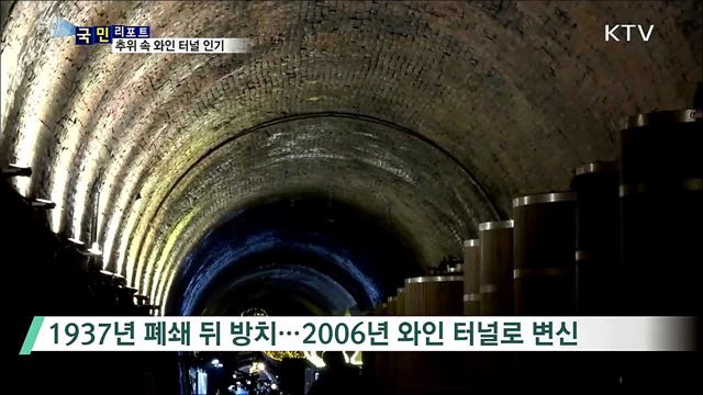 80여 년 전 폐쇄 터널···이색관광지로 인기