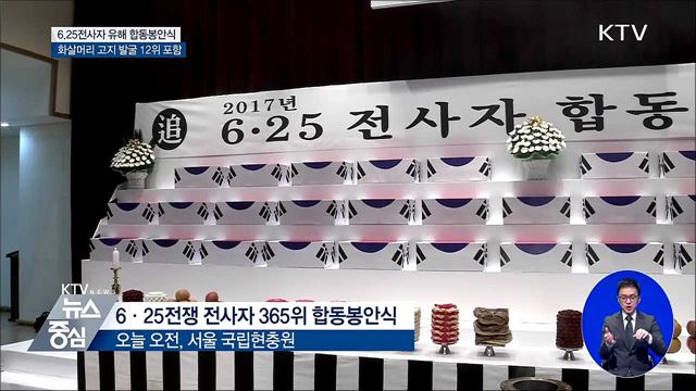 6·25전쟁 국군전사자 유해 합동봉안식