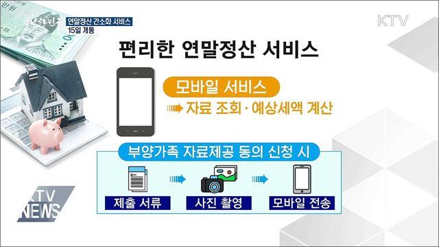 연말정산 간소화 서비스 15일 개통