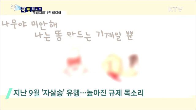 여전한 '유해성'···1인 미디어 규제 해법은?