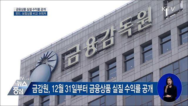 연말부터 금융상품 실질 수익률 안내 의무화