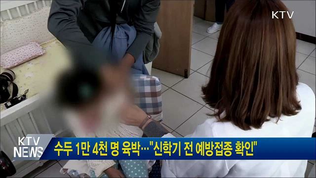 수두 1만 4천 명 육박···"신학기 전 예방접종 확인"