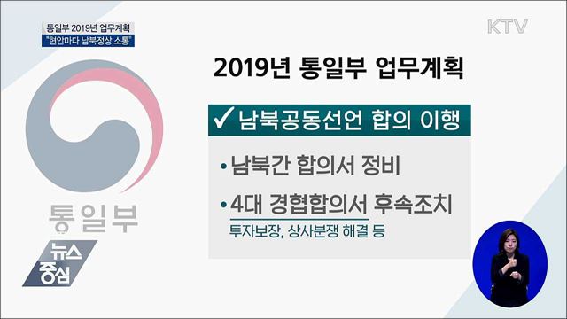통일부 "한반도 현안, 남북정상 긴밀 소통"