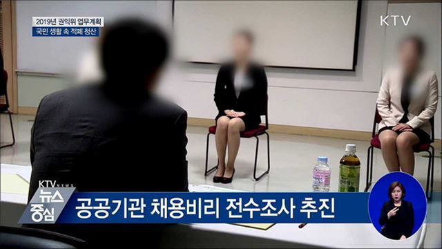 채용비리·갑질 청산···국가 청렴수준 종합 진단