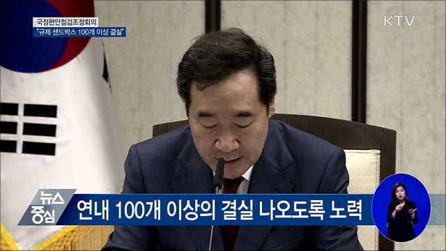 "규제 샌드박스, 연내 100개 이상 결실 목표" [오늘의 브리핑]