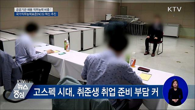 공공기관 채용 직무능력 비중↑···NCS 혁신방안 추진