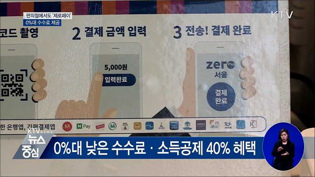 편의점에서도 '제로페이'···0%대 수수료