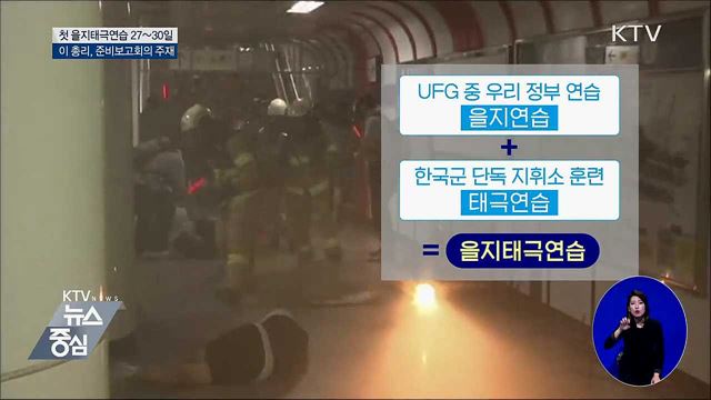 오는 27일 첫 '을지태극연습'···준비회의 진행