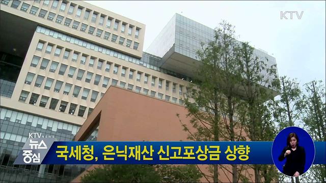 국세청, 은닉재산 신고포상금 상향