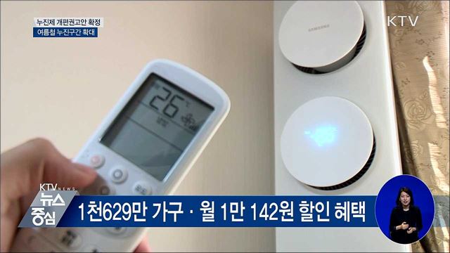 누진제 개편권고안 확정···여름철 누진구간 확대