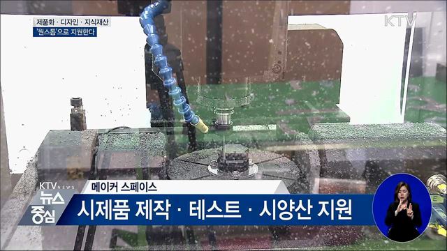 제품화·디자인·지식재산 '원스톱'으로 지원