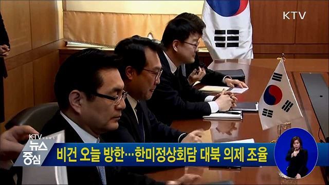 비건 오늘 방한···한미정상회담 대북 의제 조율