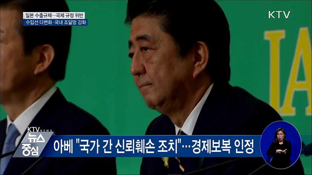 "日 조치 국제규정 위반···대응책 마련할 것"