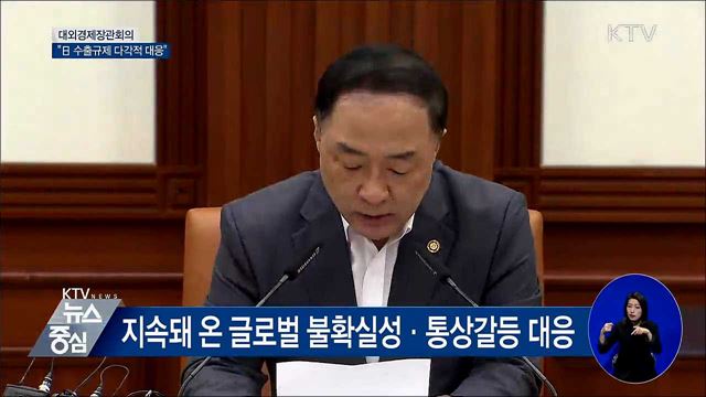 "日 수출규제 다각적·적극적 대응" [오늘의 브리핑]