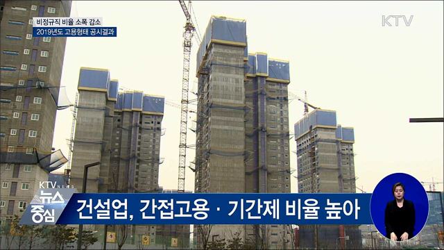 300명 이상 사업장 비정규직 비율 감소