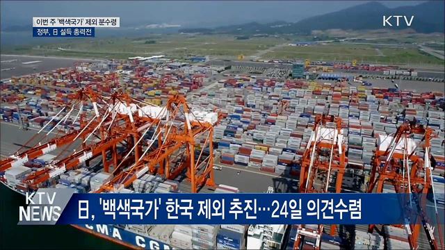 이번 주 '백색국가' 제외 분수령···日 설득 총력전