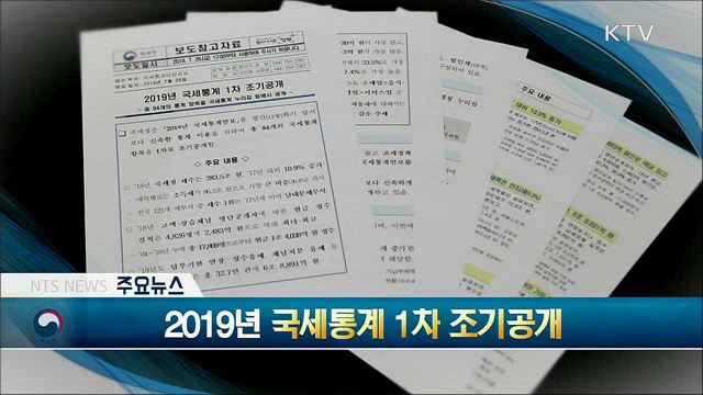 2019년 국세통계 1차 조기공개