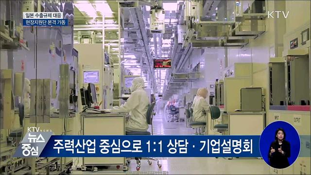 日 수출규제 대응 현장지원단 본격 가동