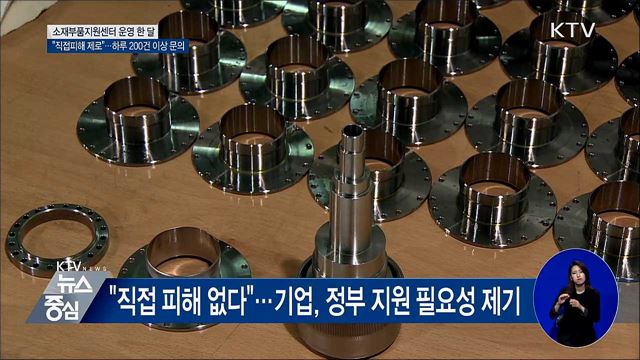 "직접피해 제로"···소재부품지원센터 기업애로 밀착 지원
