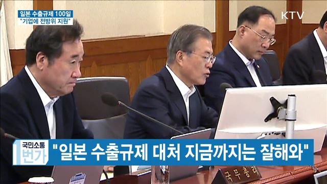 제43회 국무회의···"일본 수출규제 대응 잘해"