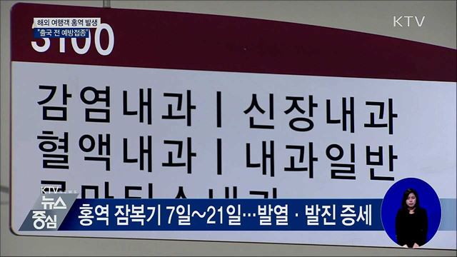 해외 여행객 홍역 발생···"출국 전 예방접종"