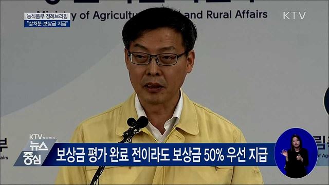 살처분 보상금···"평가 완료 전 50% 우선 지급" [오늘의 브리핑]