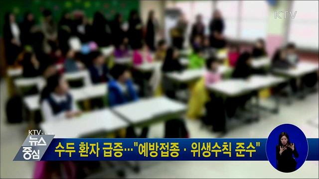 수두 환자 급증···"예방접종·위생수칙 준수"