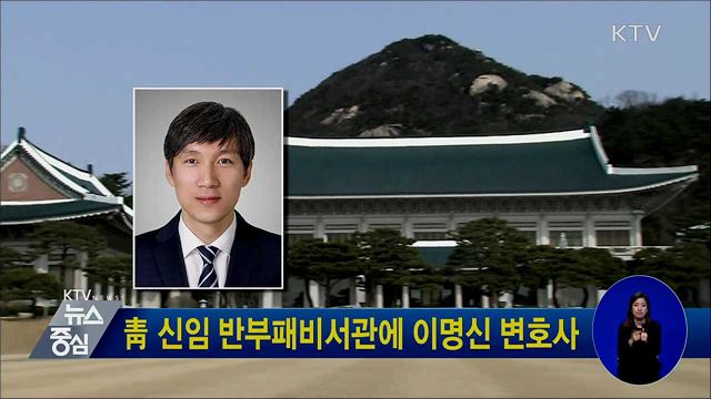 靑 신임 반부패비서관에 이명신 변호사