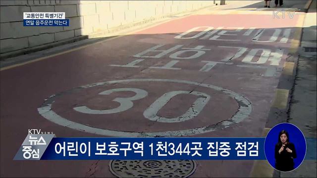 교통안전 특별기간···연말 음주운전 막는다