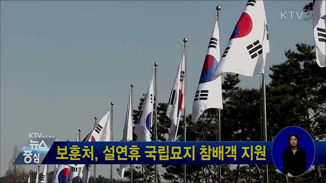 보훈처, 설연휴 국립묘지 참배객 지원