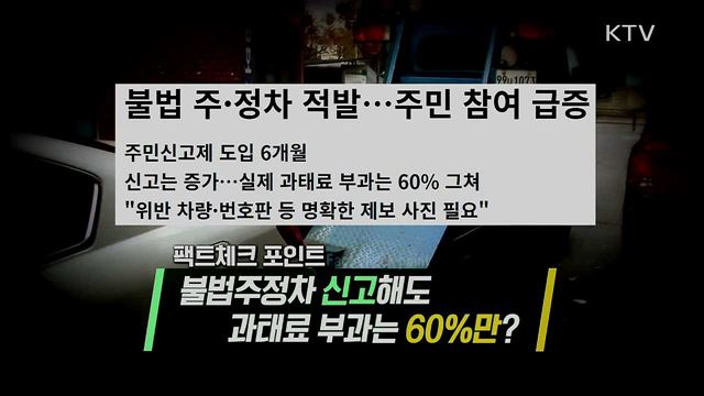 불법주정차 신고, 해봐야 헛수고?