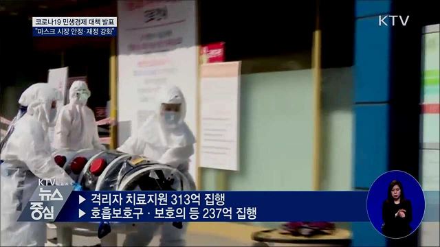 코로나19 대책···마스크 시장 안정·재정 역할 강화