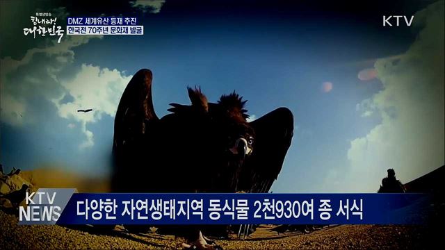 DMZ 세계유산 등재 추진···한국전 70주년 문화재 발굴