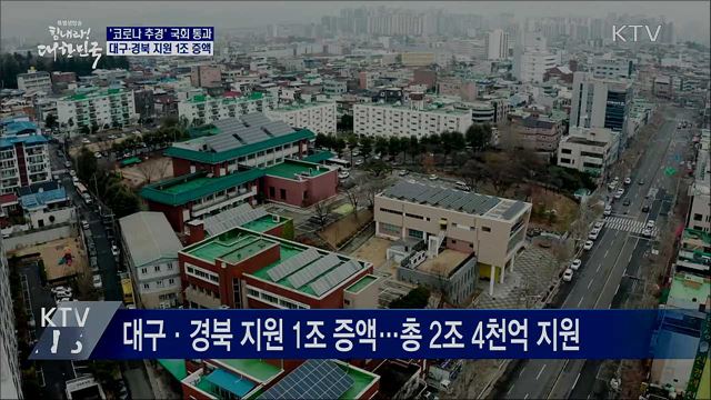 '코로나 추경' 국회 통과···대구·경북 지원 1조 증액