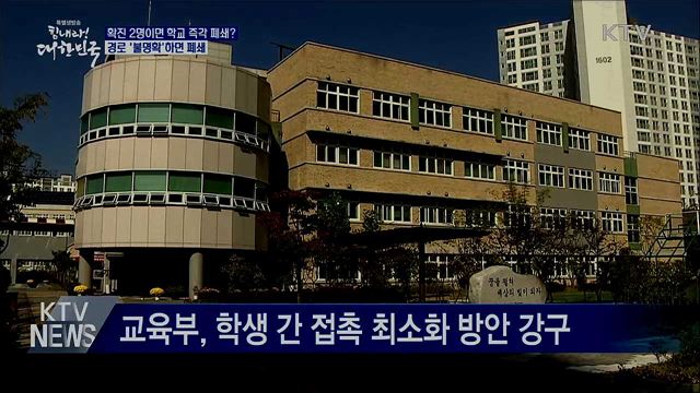 2명 확진되면 학교 즉시 폐쇄?···사실은?