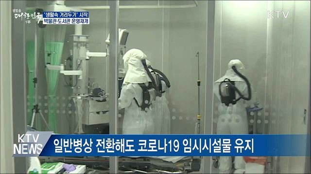 '생활속 거리두기' 시작···박물관·도서관 운영재개