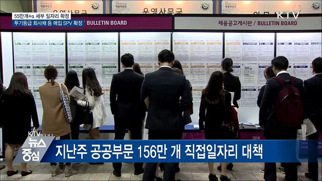 "55만개+α 일자리 재원 3차 추경 직후 바로 집행"