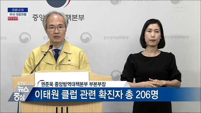 코로나19 국내 발생현황 브리핑 (20. 05. 21. 13시)