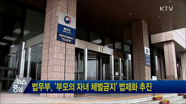 법무부, '부모의 자녀 체벌금지' 법제화 추진