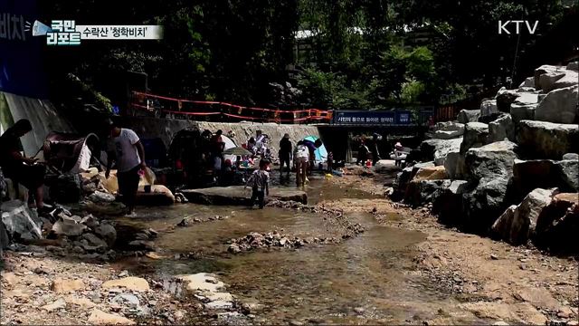 평상·천막 사라진 계곡···수락산 '청학비치'