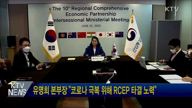 유명희 본부장 "코로나 극복 위해 RCEP 타결 노력"