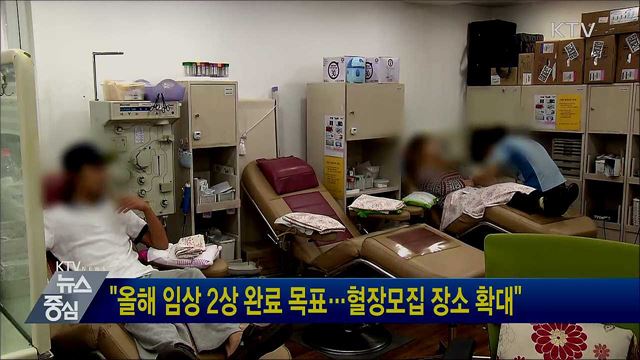 "올해 임상 2상 완료 목포···혈장모집 장소 확대"