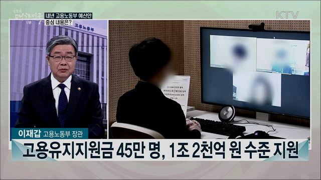 2021년 고용노동부 예산안···주요 내용과 목표는?