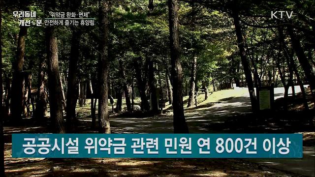 위약금 걱정 그만!···안전하게 즐기는 휴양림