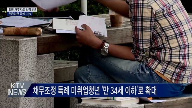 일반 채무자도 최장 1년 원금상환 유예 가능