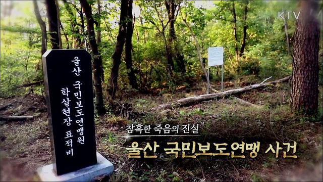 억울한 죽음의 진실 - 울산 국민보도연맹 사건