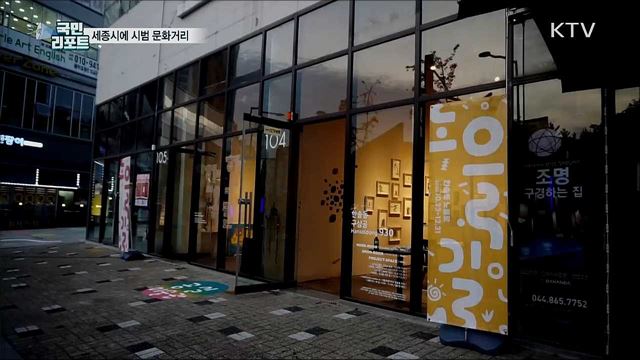 빈 상가 많은 세종시···시범 문화거리 등장