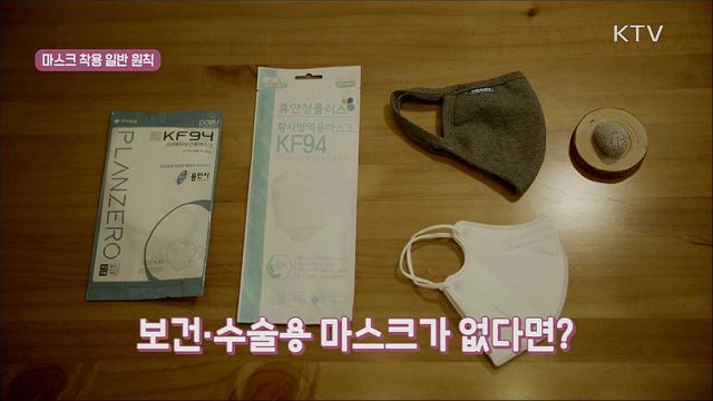 사회적 거리두기 실천 지침 - 마스크 착용 편