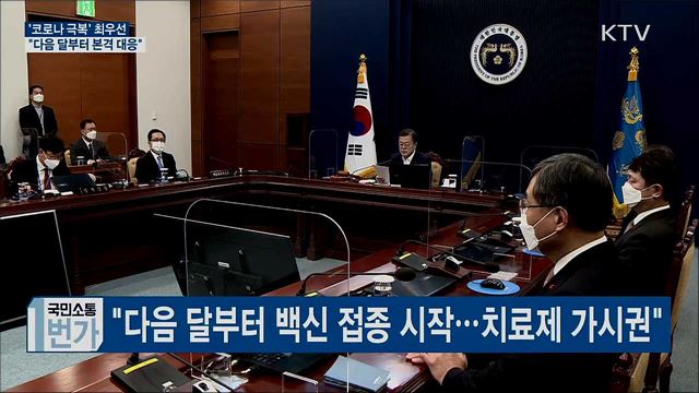 첫 국무회의···"코로나19 2월부터 본격 대응"