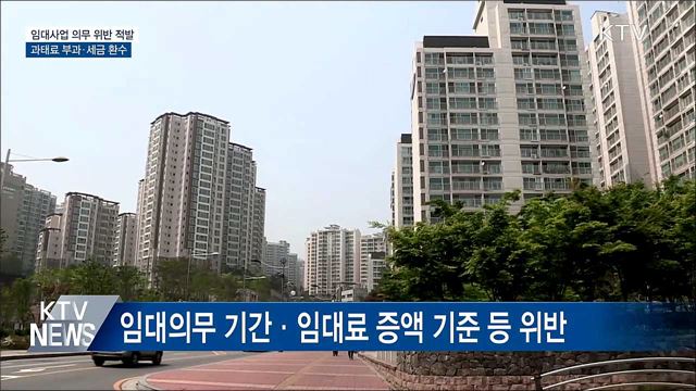 임대사업 의무 위반 3천692건···세제 혜택 환수